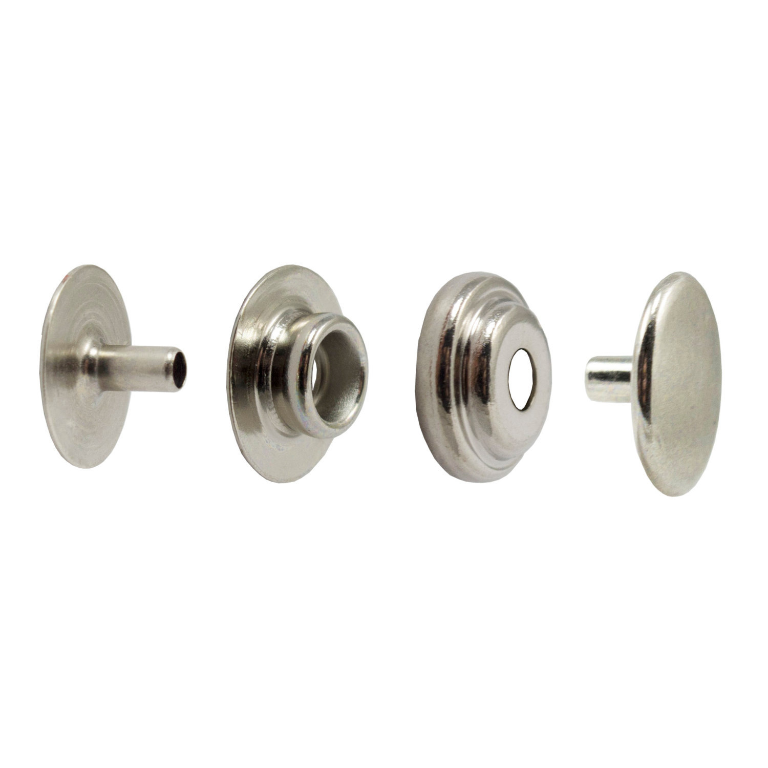 Line 24 Nickel Snaps 100 Pack 1263-12 by Stecksstore