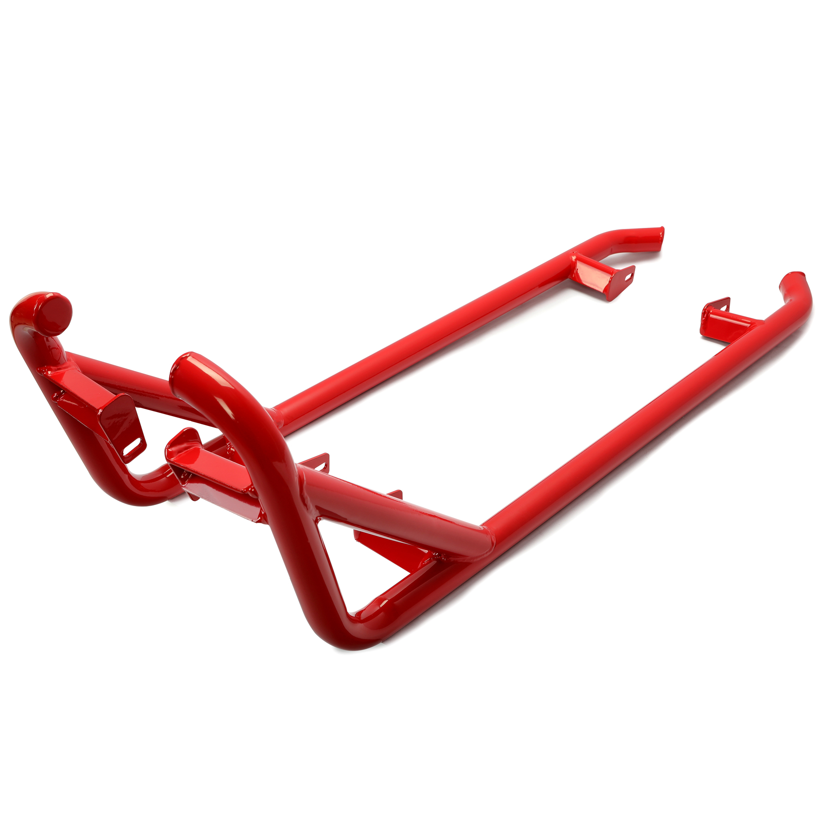 Side Steps Nerf Bars Rock Slider For 14-22 Polaris RZR XP 900 1000 Trail 2Dr RED