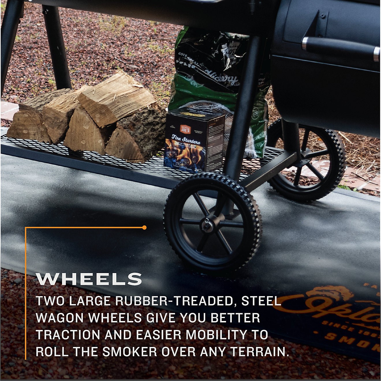 Oklahoma Joes Hondo Offset Smoker Grill NEW FREE SHIPPING