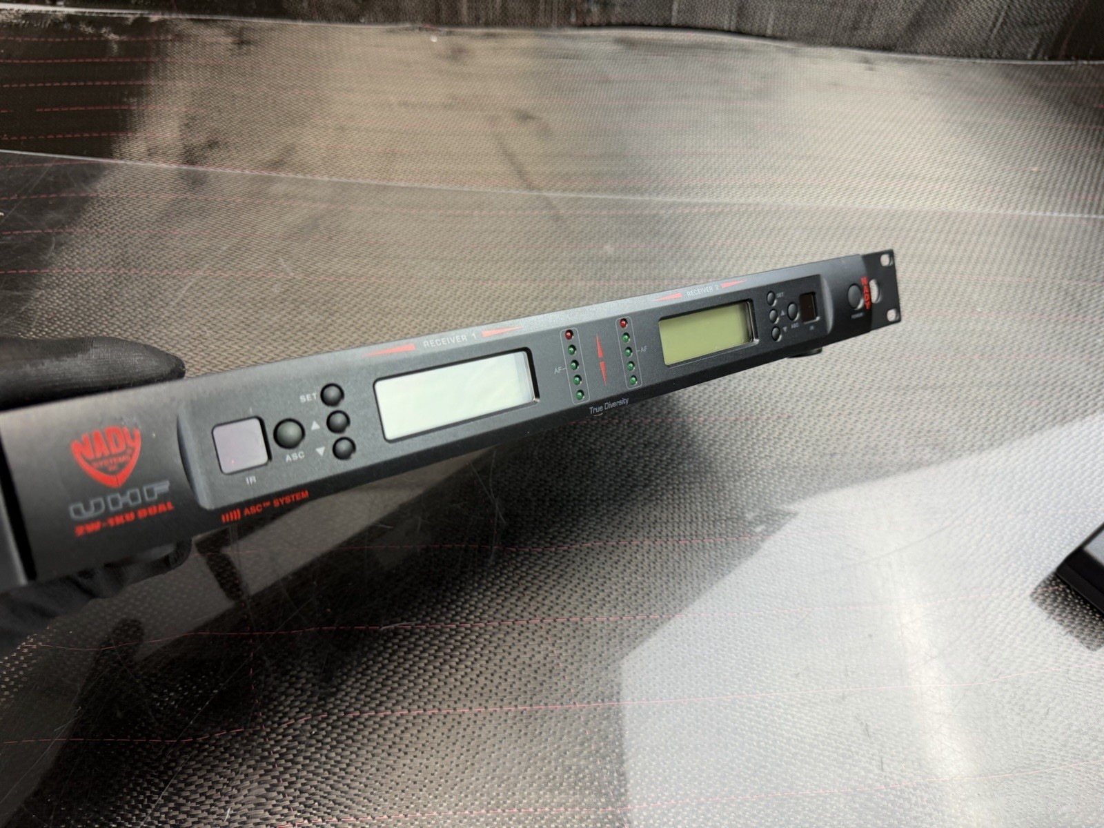 Nady 2W-1KU *Receiver Only* 1,000-Channel Dual UHF Ships Fast VGC!