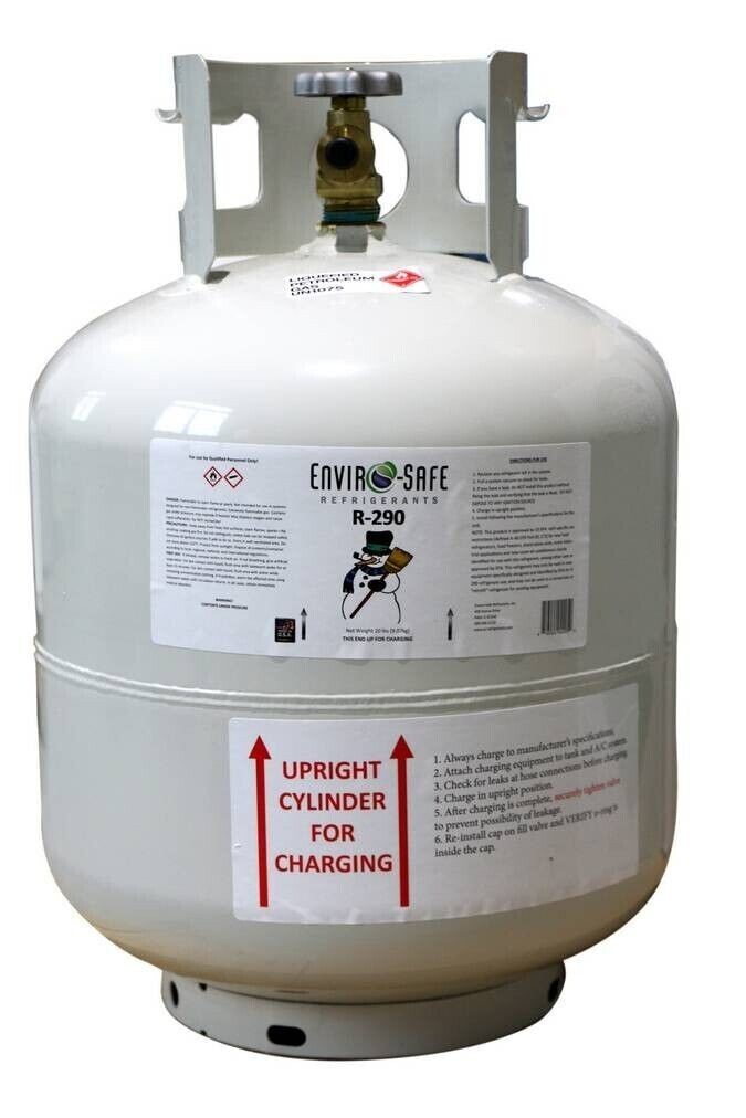 Enviro-Safe R-290 Refrigerant 20lb Cylinder EPA Regulated #8015