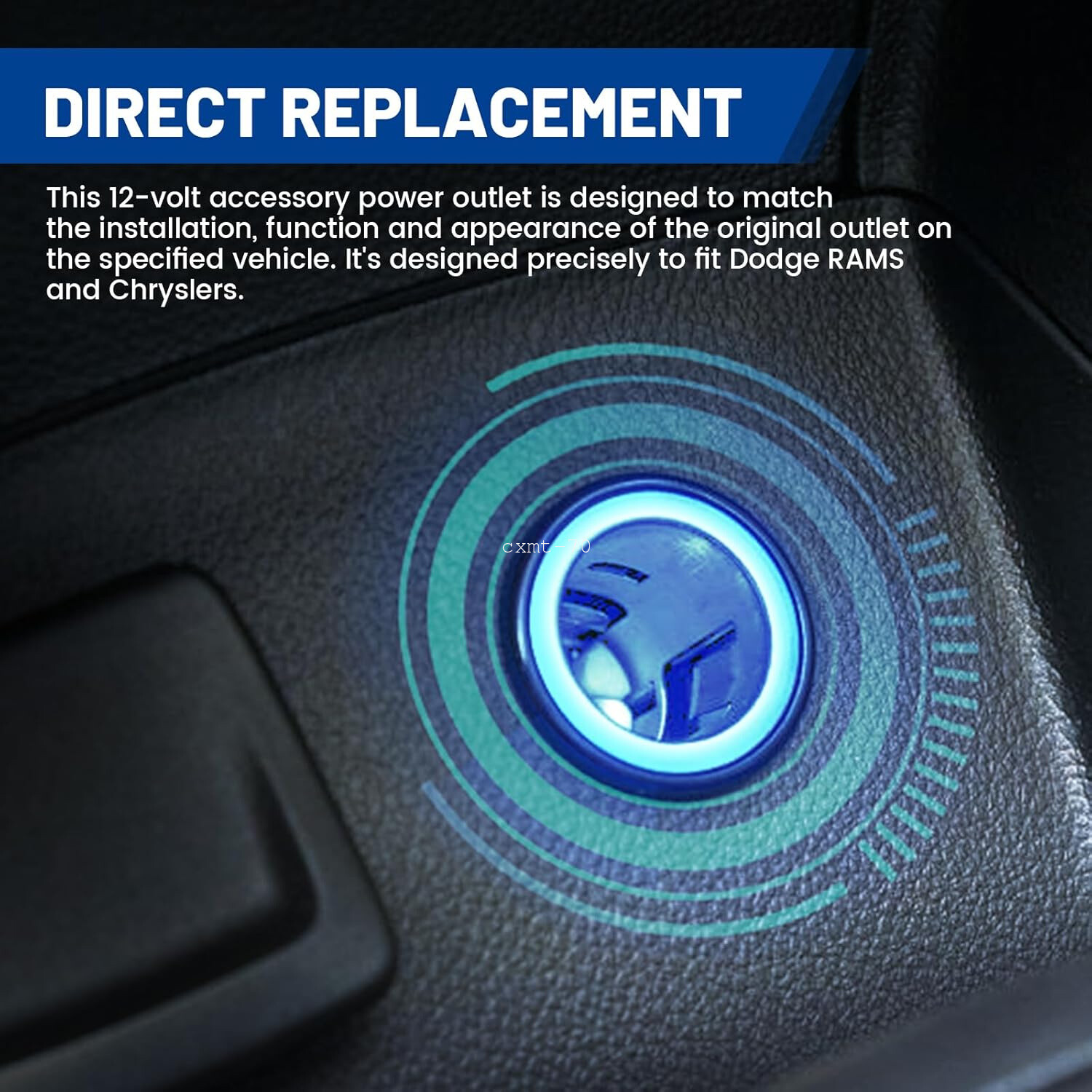 Cigarette Lighter Socket Removal Tool 04793554AC Replace for Dodge Jeep Chrysler