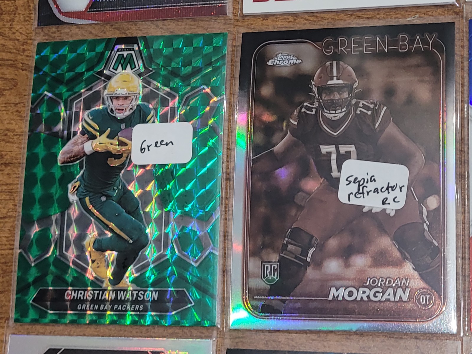 FOOTBALL LOT OF 20 CARDS w/ AUTO, JERSEY, PATCH, SERIAL #d, RC PRIZMS, SP -- #1