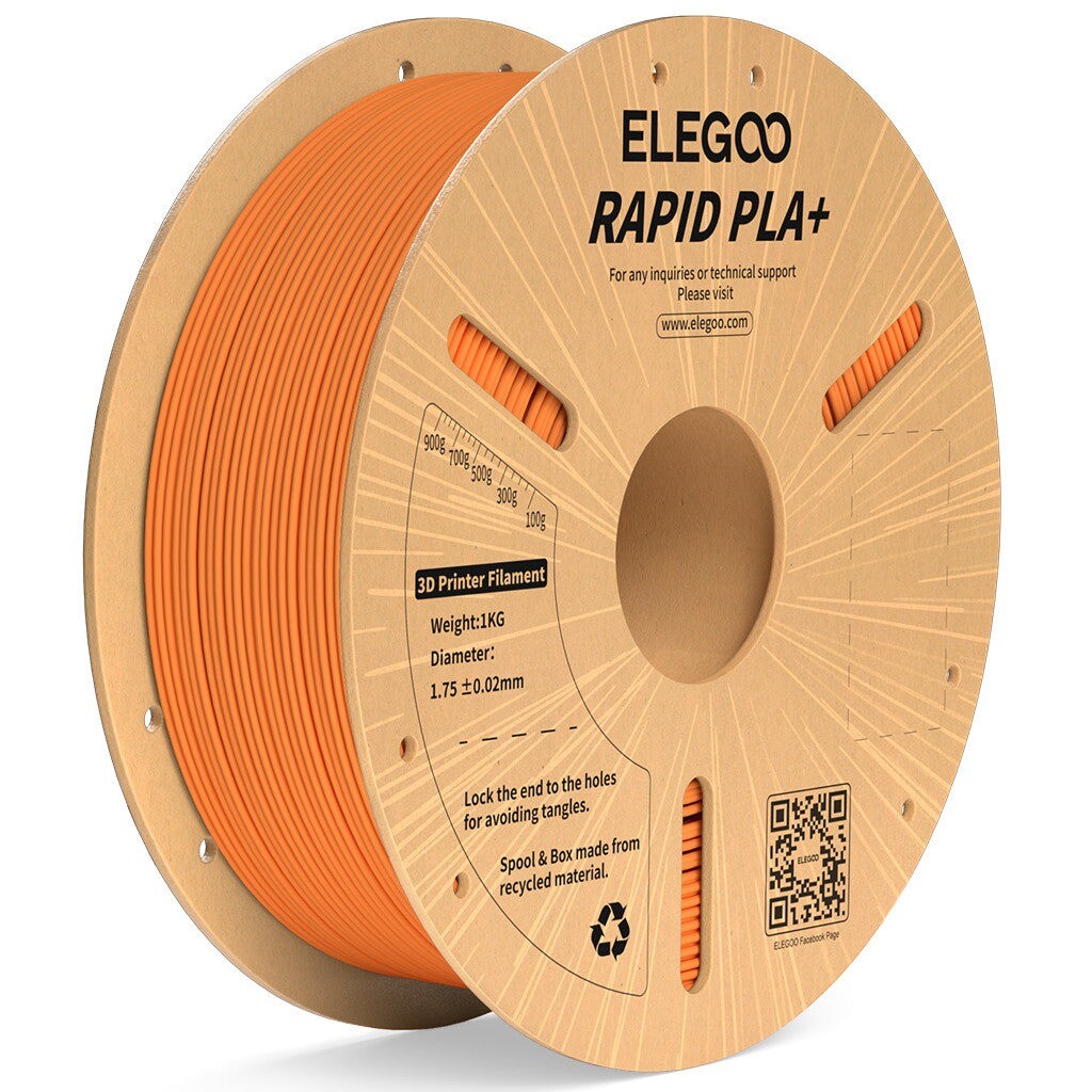 【Buy 6 Get 4 Free,Add 10】ELEGOO Rapid PLA+ 3D Printer Material Filament 1KG