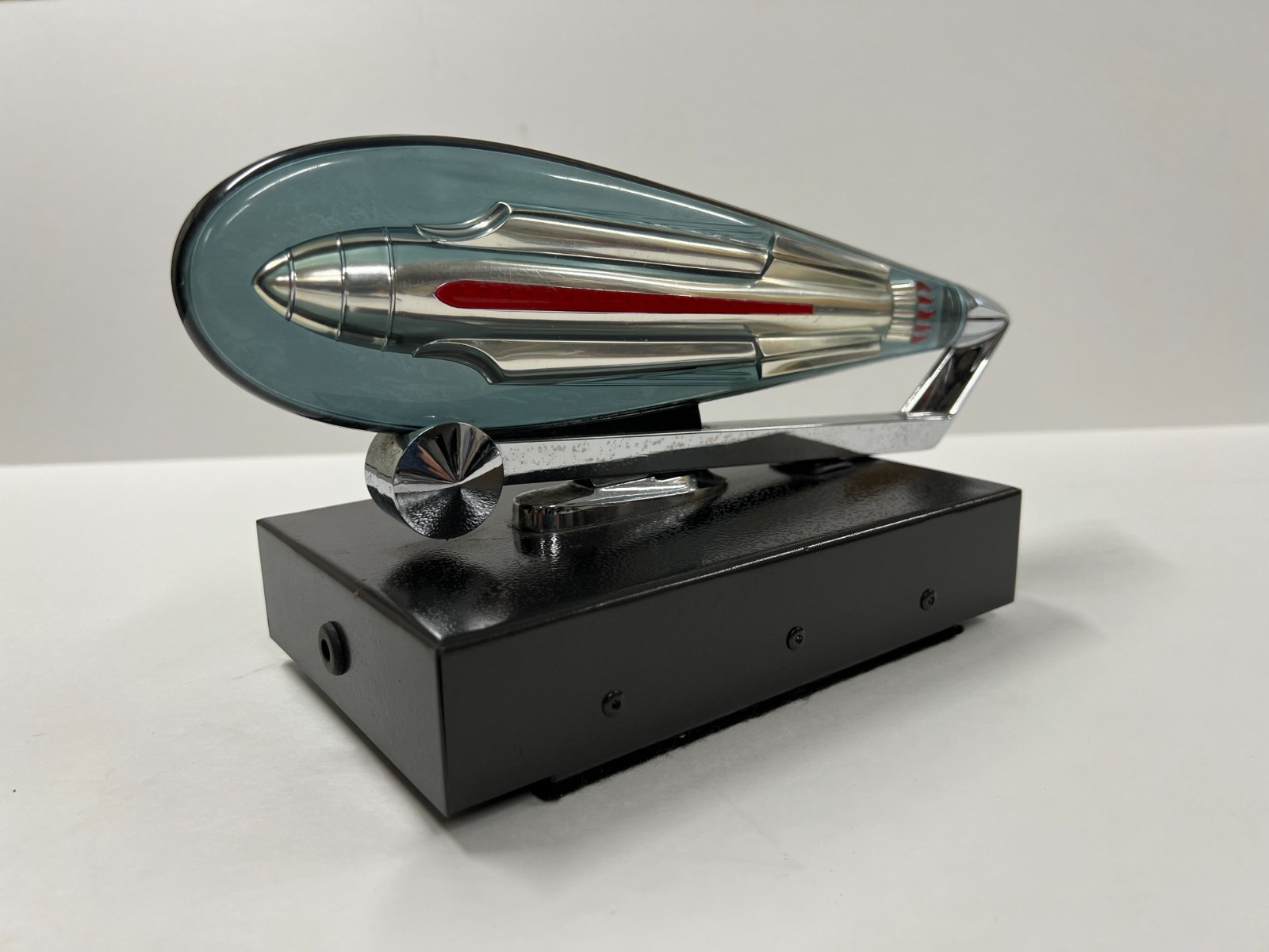 Aftermarket 1950’s Illuminated Rocket Ship Hood Ornament