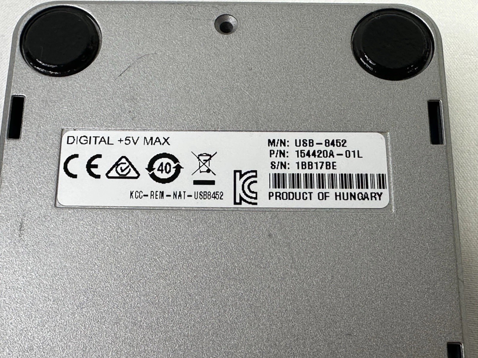 National Instruments NI USB-8452 I2C/SPI Interface Device Powers On