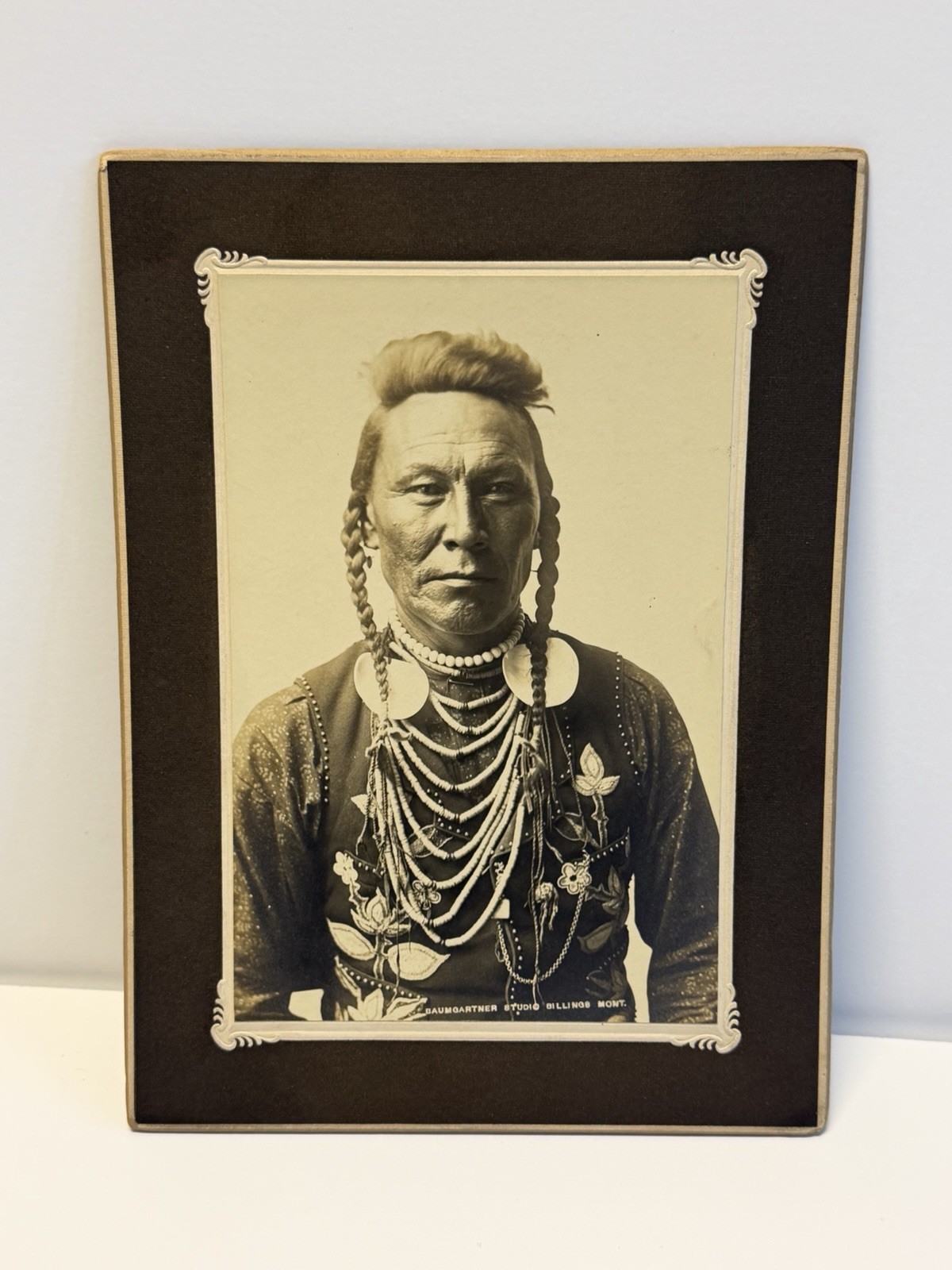 Antique Native American Indian of Crow Nation; Montana; Late 19th Century