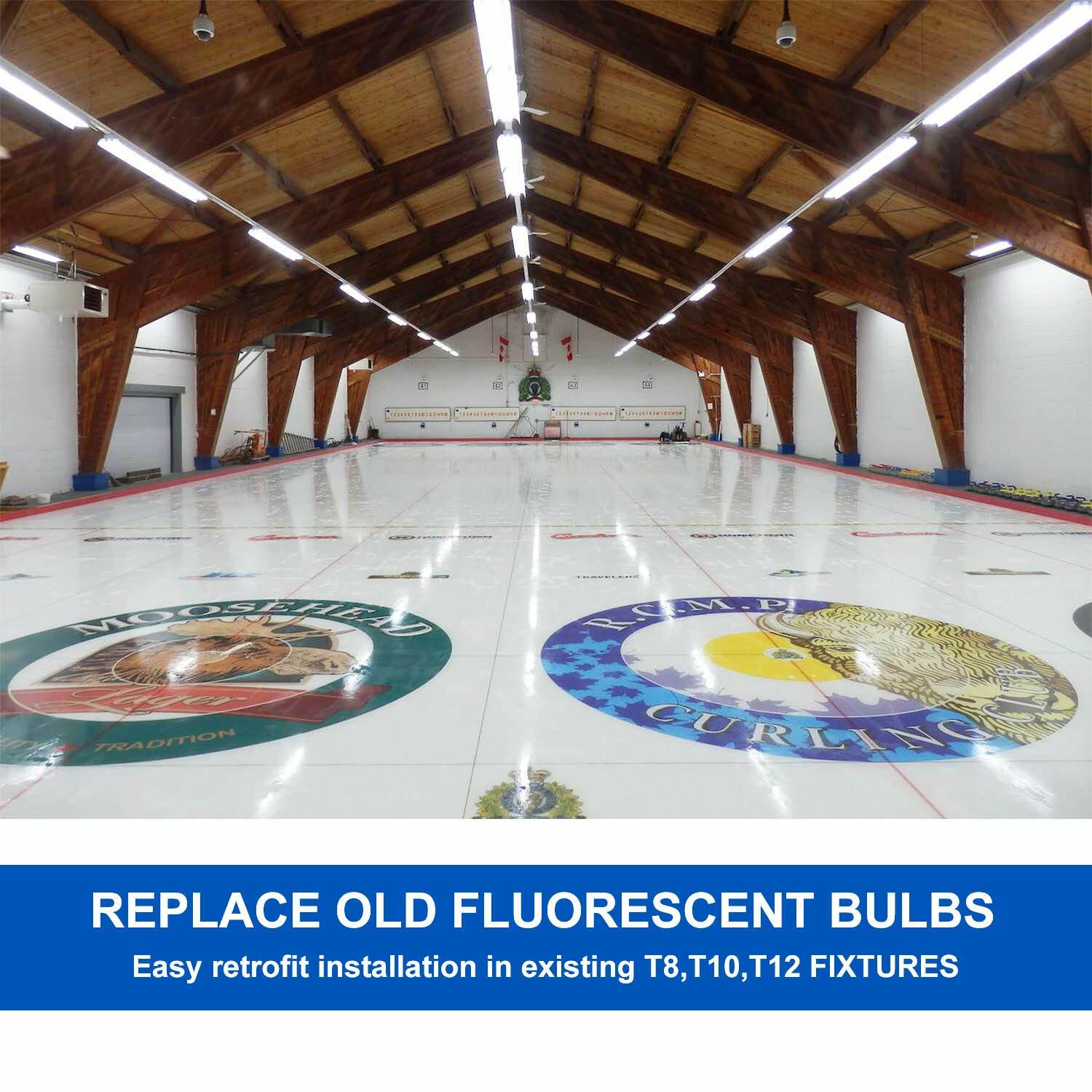 4FT T8 LED Tube Light Bulbs 22W G13 4' LED Shop Light Bulbs 4000K~6500K