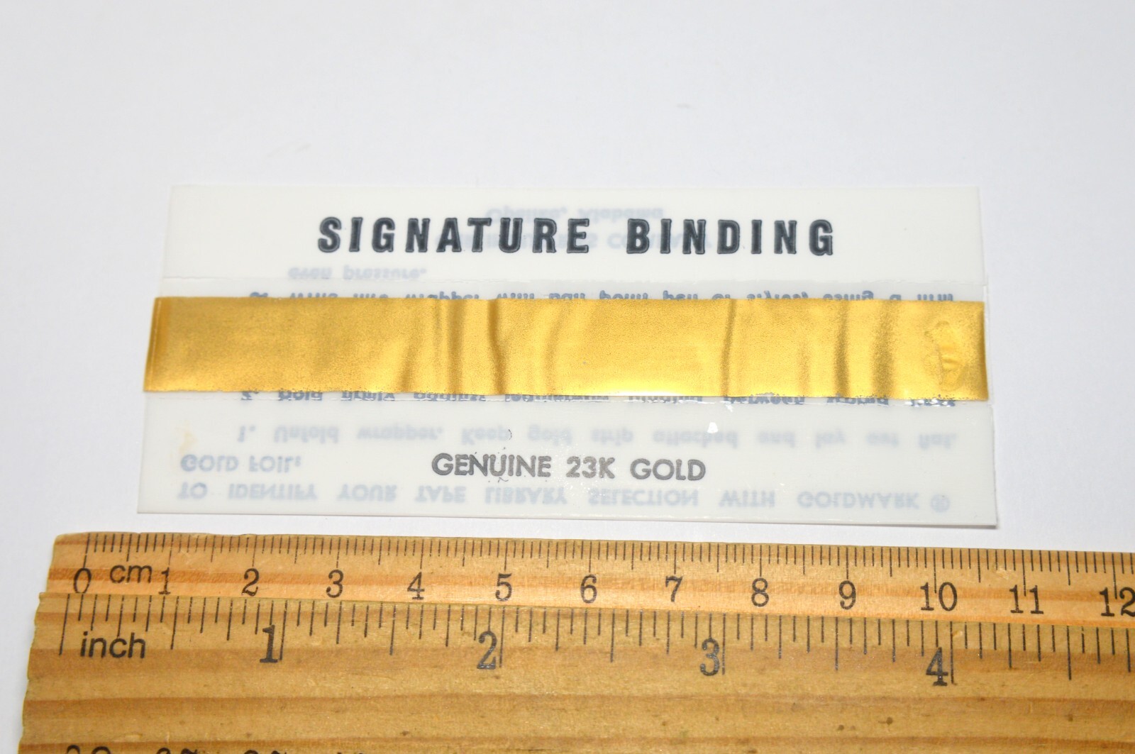 GENUINE 23K GOLD SIGANTURE BINDING SHEET FOIL CRAFT