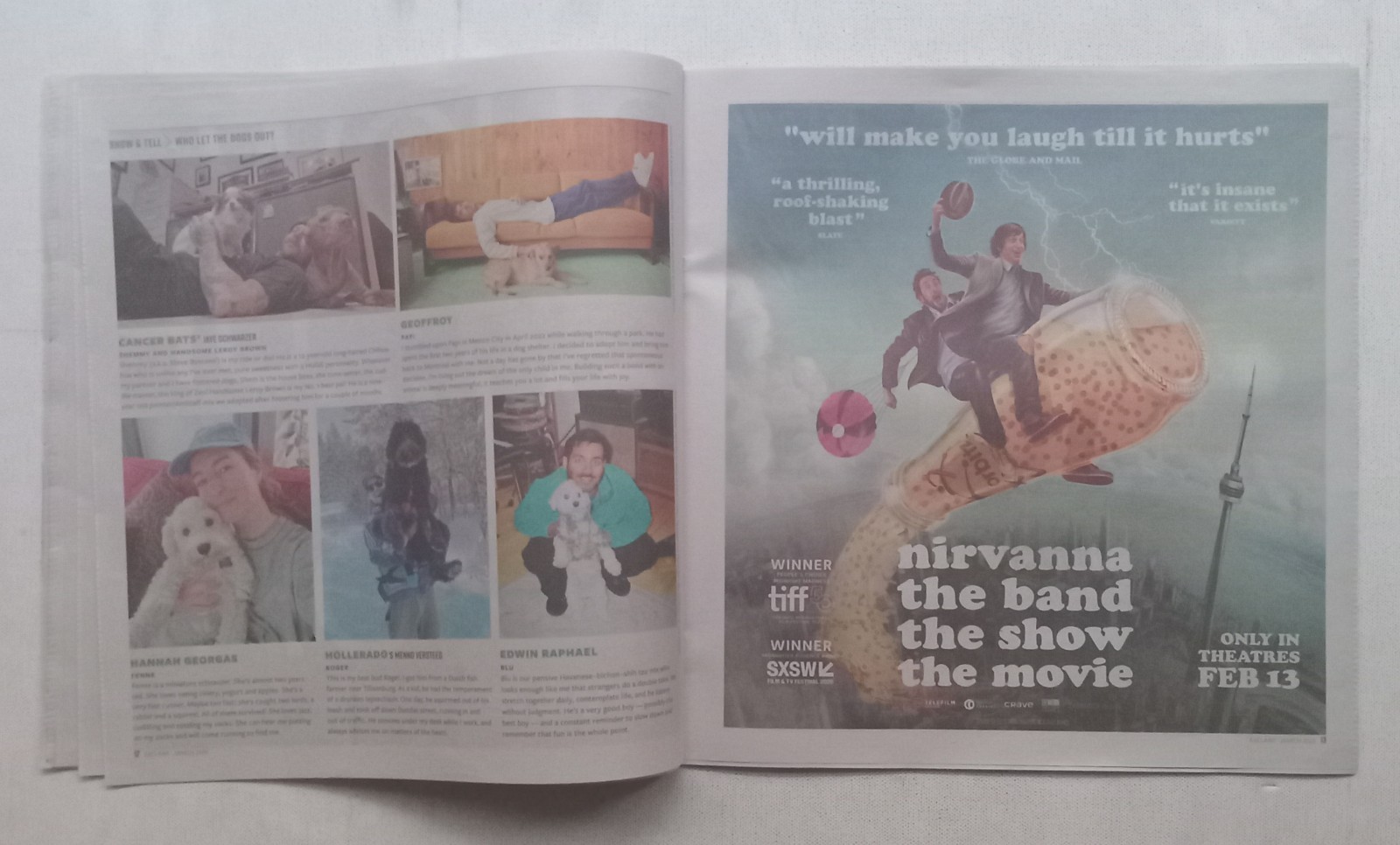 Exclaim! Magazine Nirvanna The Band Show Movie Heated Rivalry Canadian TV Music