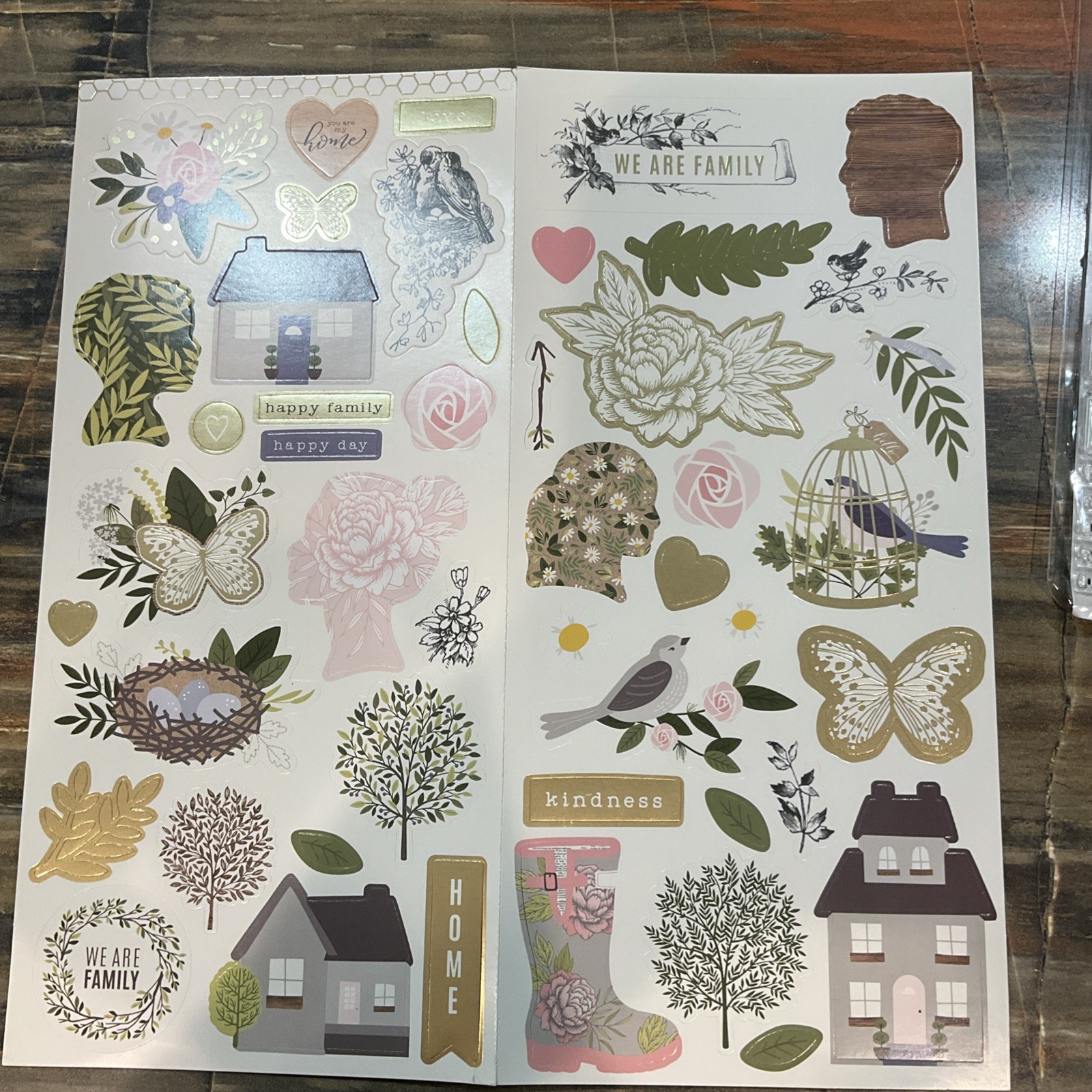 simon says stamps Kind Flowers Stamp And Craft Kit NIP