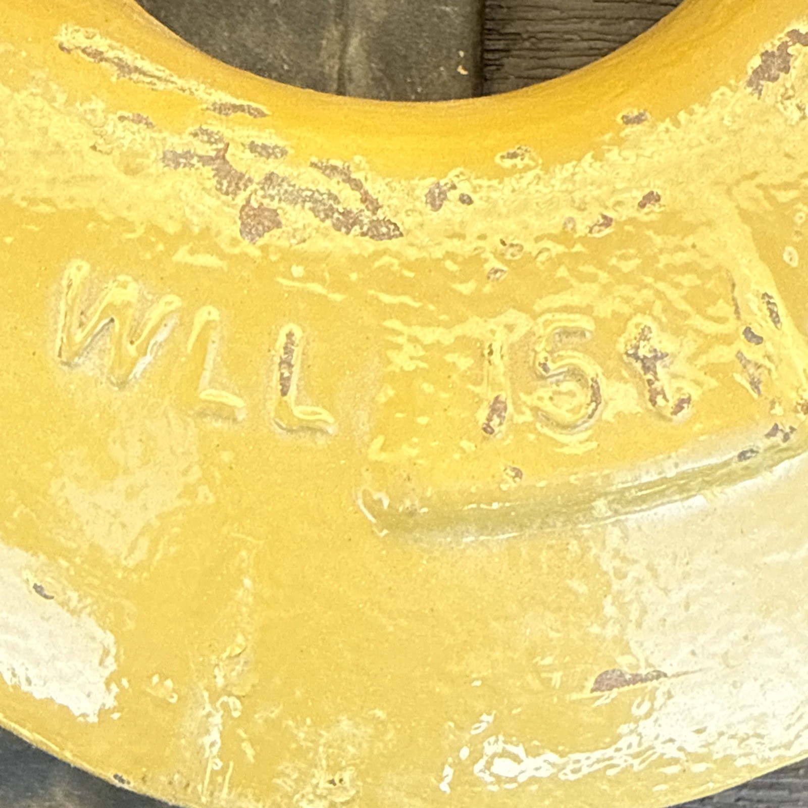 15 Ton Crosby L320 Gold Rigging Lifting Hook With Safety Latch MSRP: $412