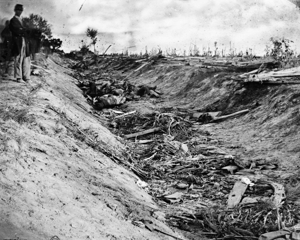 New 8x10 Civil War Photo: Losses in Sunken Road, Antietam - Sharpsburg