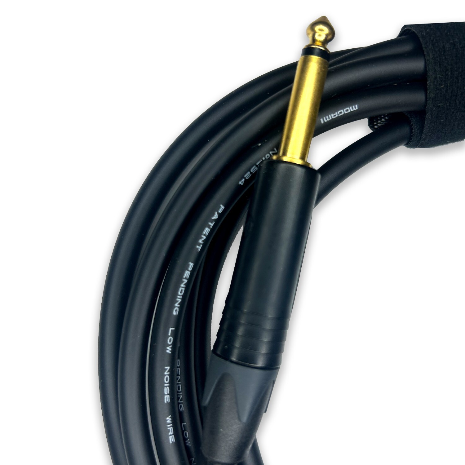 MOGAMI W2524, 2524 GUITAR CABLE WITH NEUTRIK 1/4" TS NP2RX/NP2X-B PLUG, 20 ft.