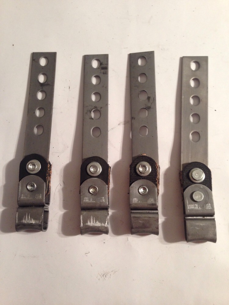 4x UNIVERSAL 360° CLOSED STRAP SWIVEL EXHAUST HANGERS