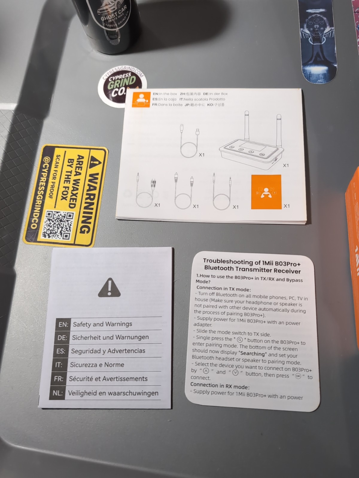 1Mii B03Pro+ Bluetooth 5.3 Transmitter Receiver LDAC aptX TV Adapter