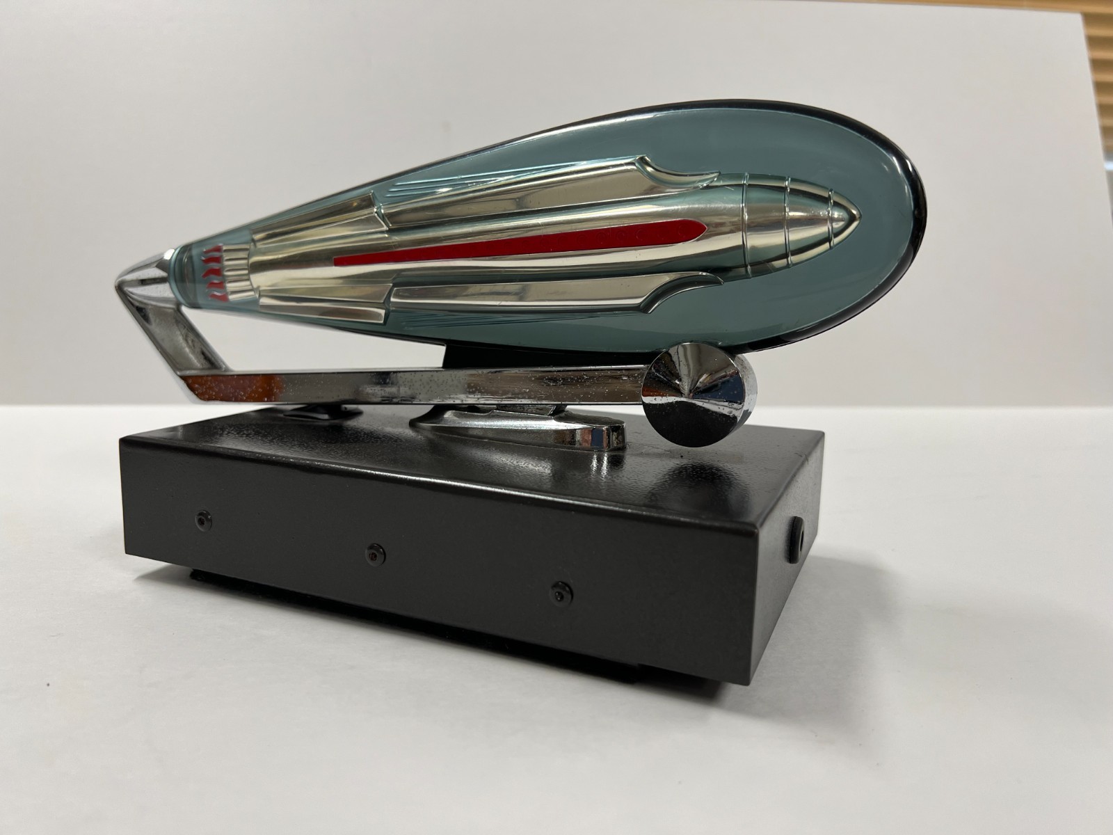 Aftermarket 1950’s Illuminated Rocket Ship Hood Ornament