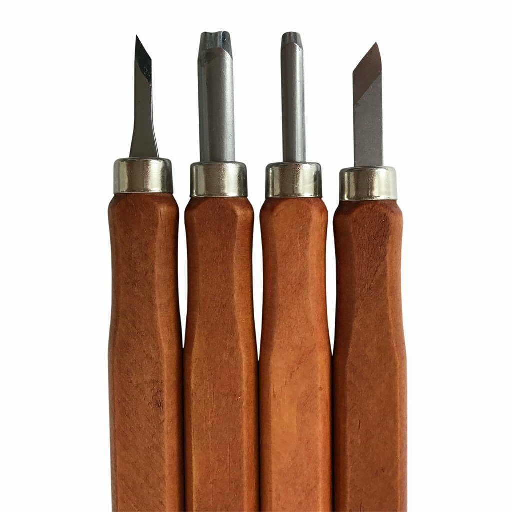 Premium 12-Piece Wood Carving Tools Kit, High-Carbon Steel, Ergonomic Handles