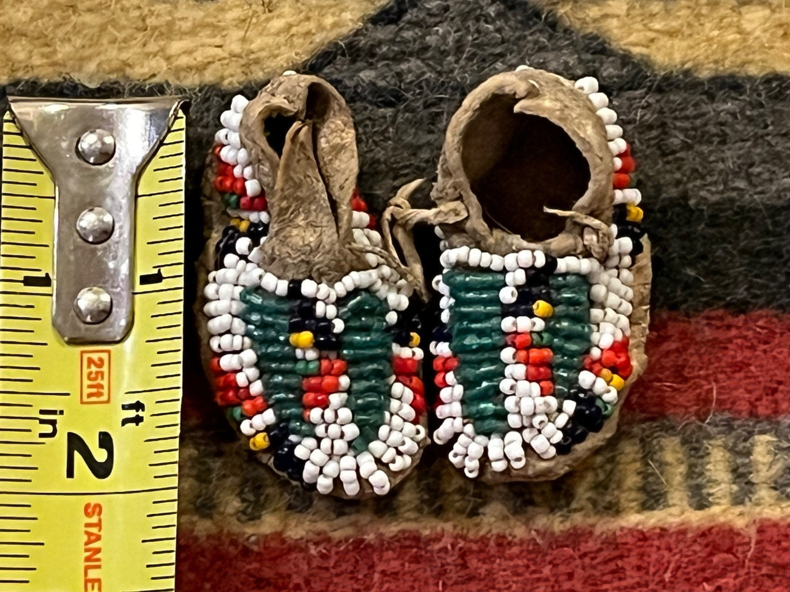 Old Beaded Baby Moccasins