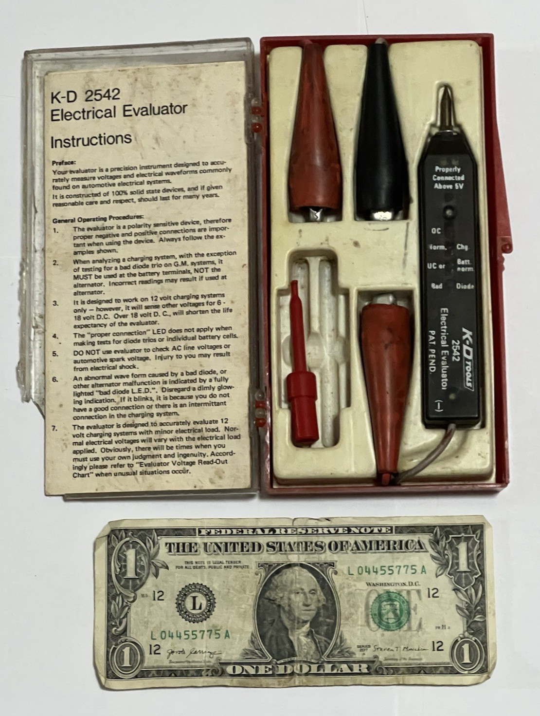 KD Tools 2542 Electrical Evaluator Automotive Charging Continuity Diode Tester