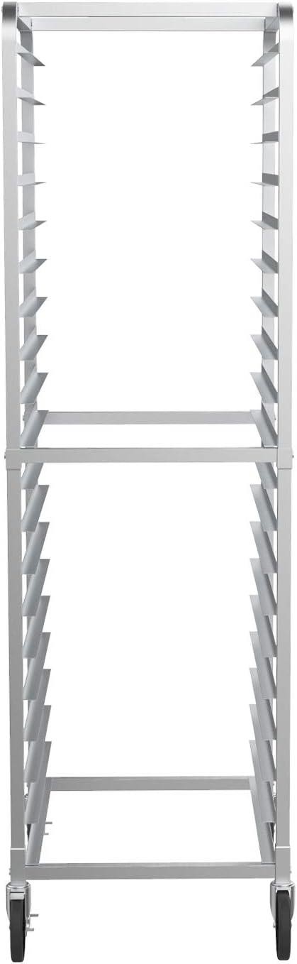 20-Shelf Aluminum Bakery Rack, Storage Rack for Full & Half Size Sheet Pans