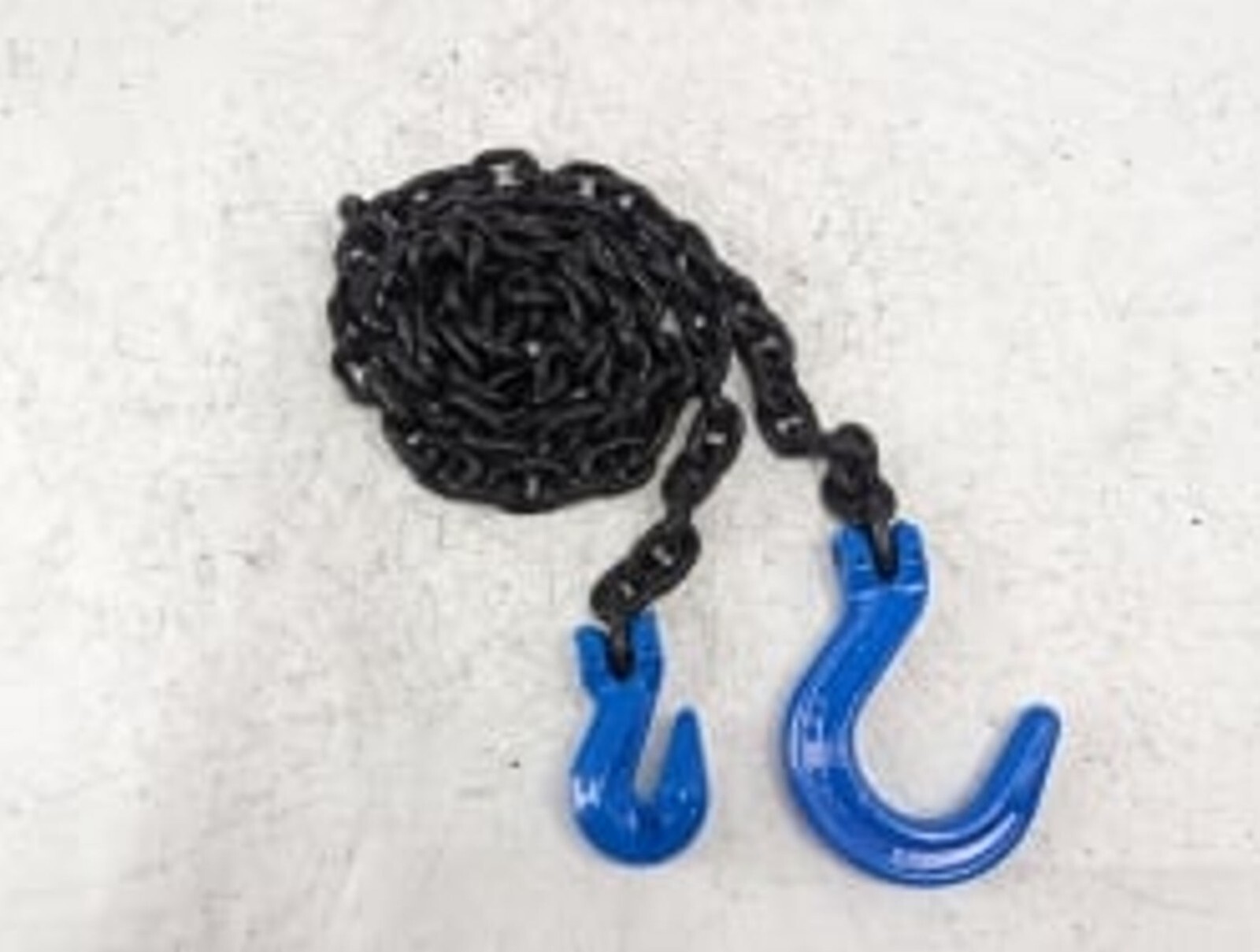3/8" x 10' G100 Chain with Grab Hook and Foundry Hook (2 Pack)