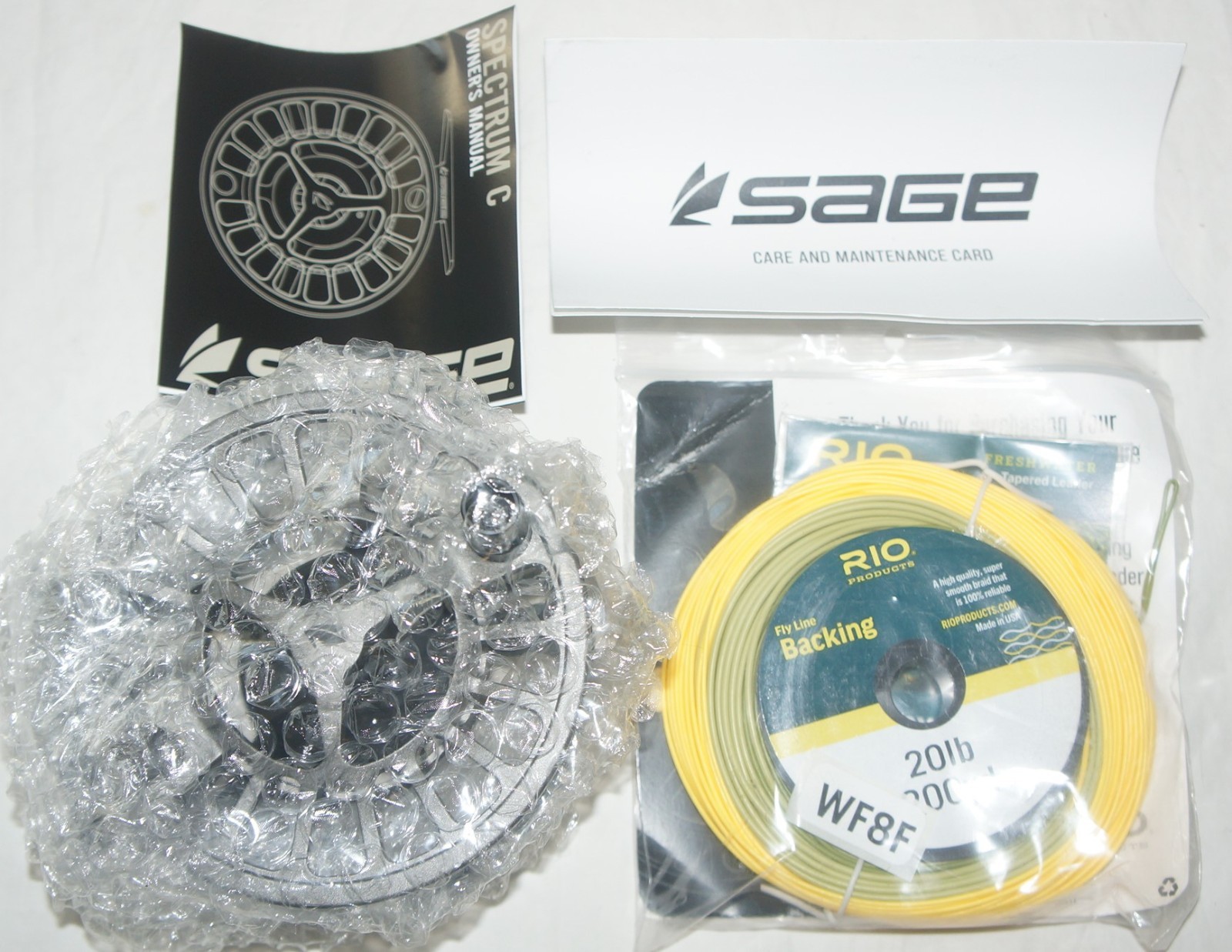 New Authentic Sage Foundation Outfit Fly Fishing Combo Rod 9ft 8wt (890-4)-Black