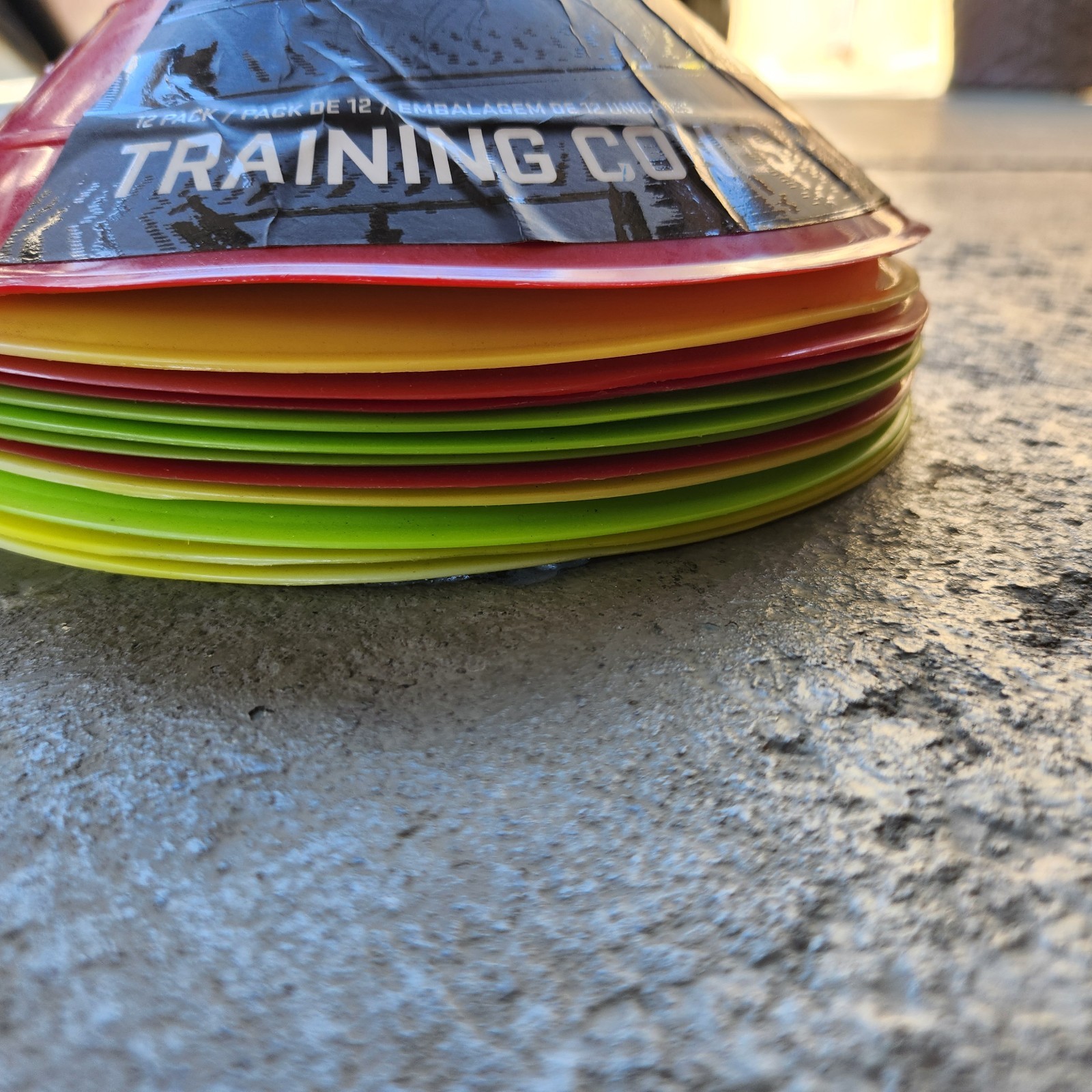 Nike Training Cones 12 Pack Mixed Colors Red Yellow Green Soccer Football