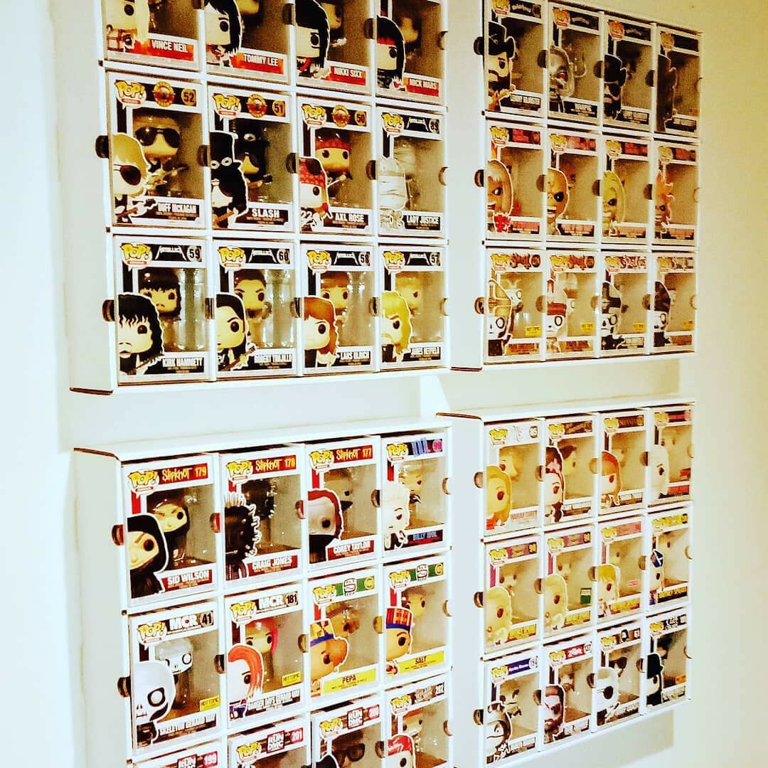 Funko Pop display case by Mk Kubbies 2-PACK Holds 24+pops