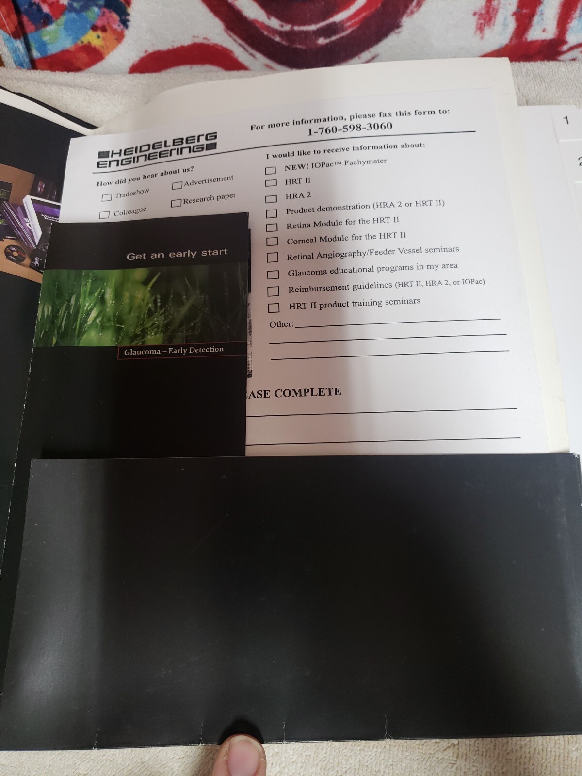 Heidelberg Engineering HRT 2 Manual Information Plus Disc