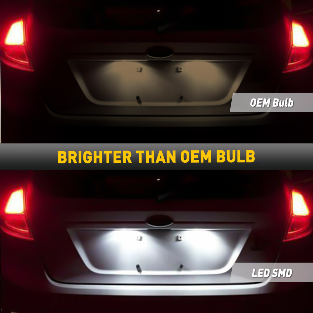 2x For Ford Escape 2013-19 LED License Plate Light Tag Lamp Assembly Replacement