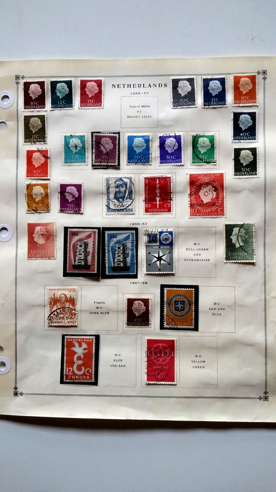 Netherlands Stamp Collection- Used / MH / MNH On Pages / Stock Cards