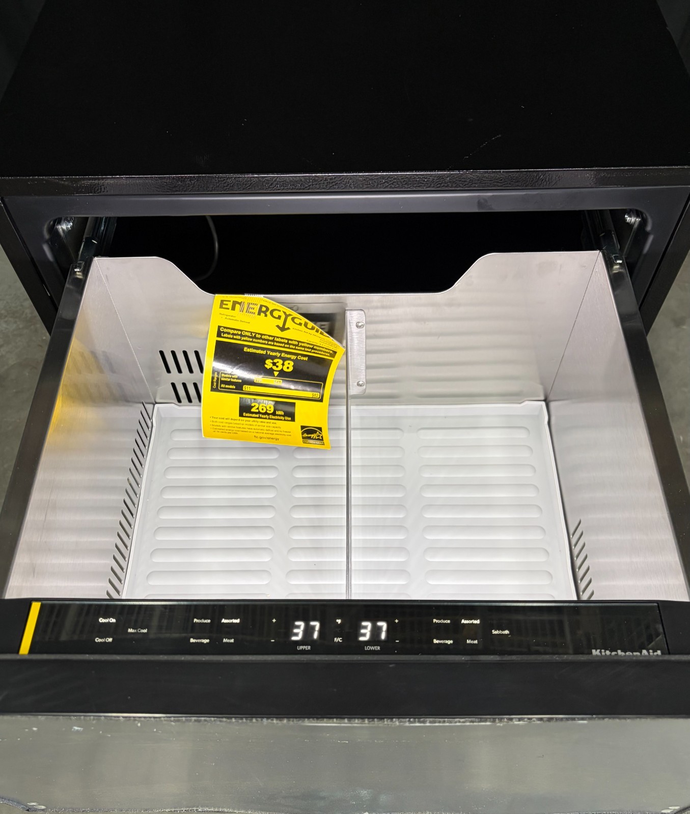 KitchenAid KUDR204KPA 24 Inch Panel-Ready Undercounter Double-Drawer Refrigerato