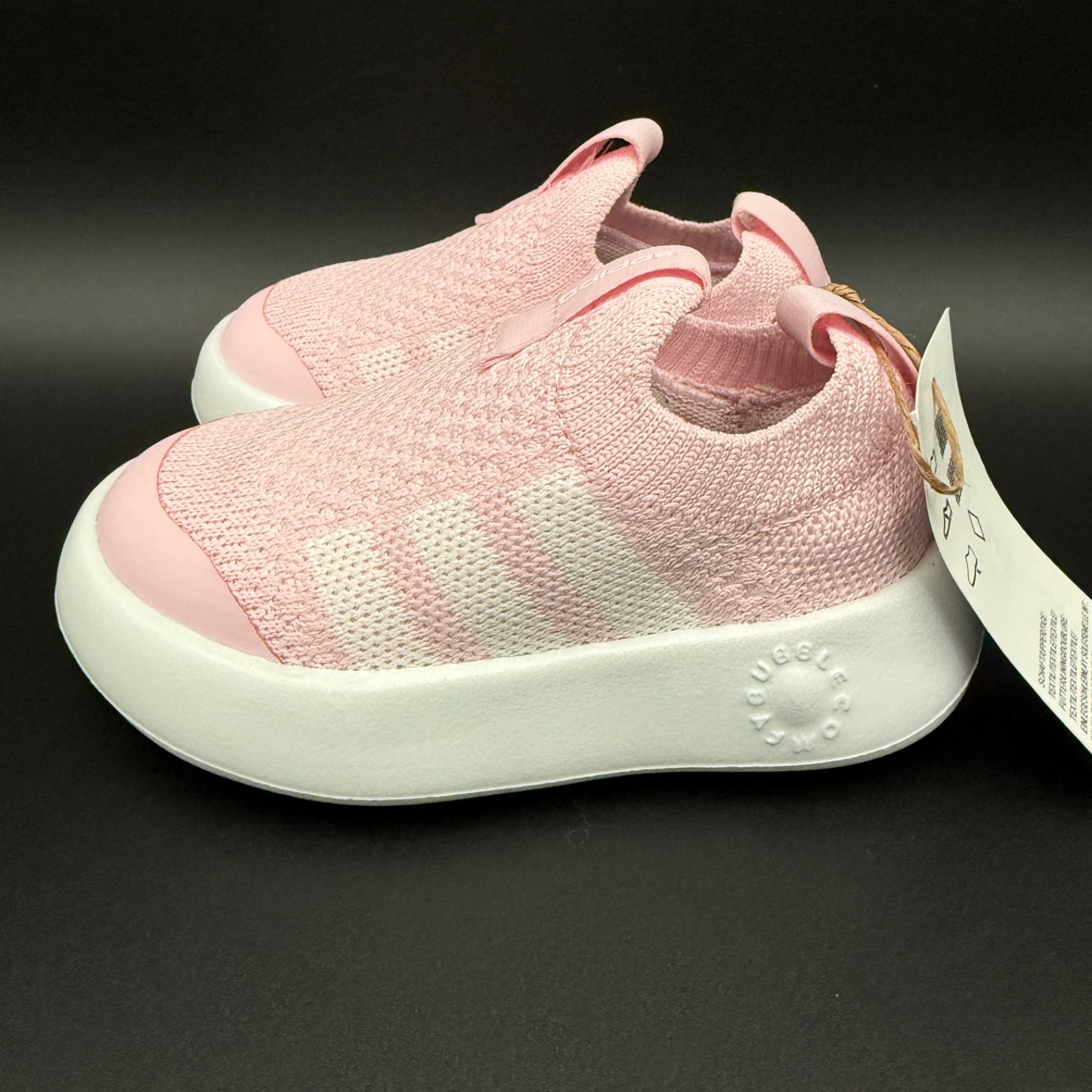 adidas Toddler Bubblecomfy Purple Slip-On Shoes JS1084