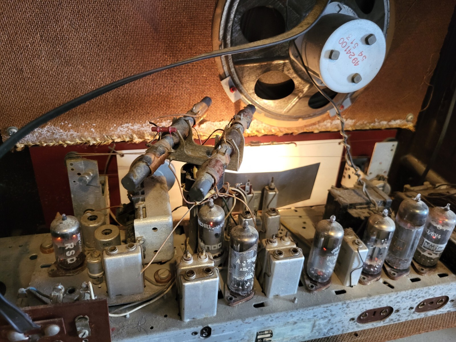 Vintage Norelco Tube Radio 1950's BX433 BX 433