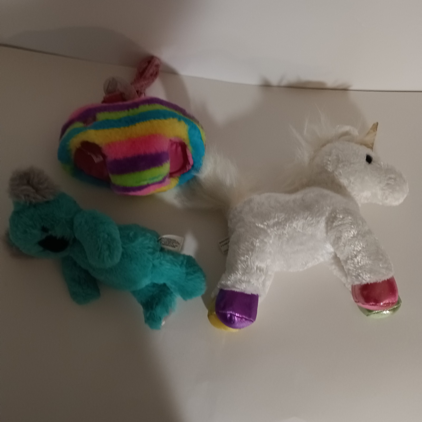 World's Softest Plush Bear And Aurora Unicorn Mixed Lot Of 2 Plush Toys