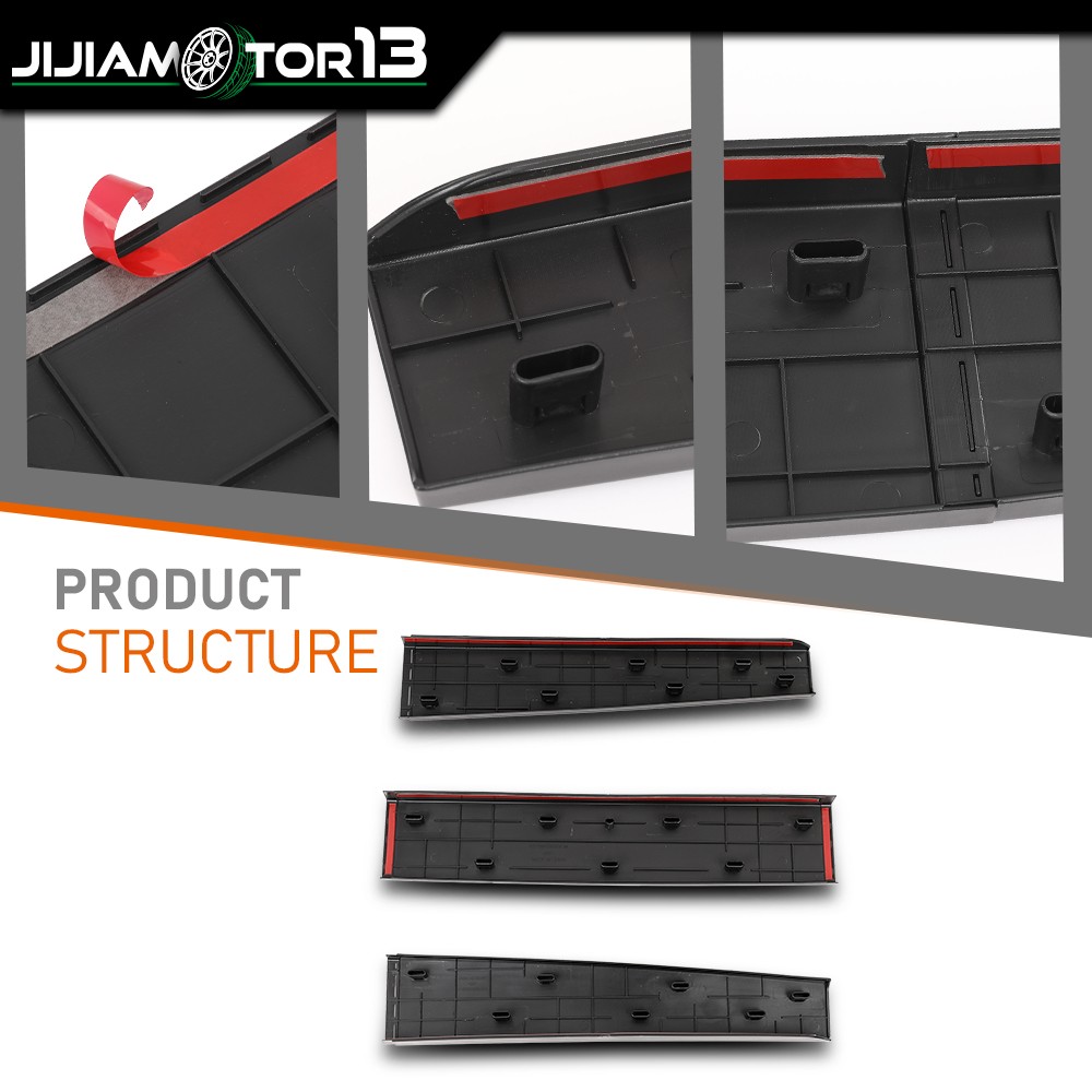 Molding Cap Protector Cover Trim Fits 14-19 GMC Sierra Chevy Silverado Tailgate