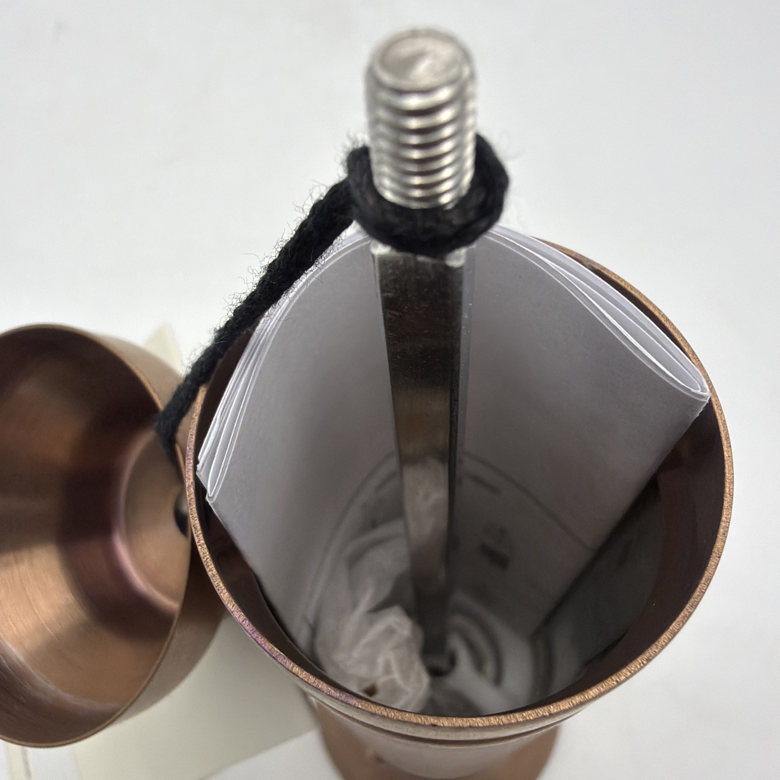 Hearth & Hand With Magnolia Salt & Pepper 2pc Copper Gold Finish Crank Grinder