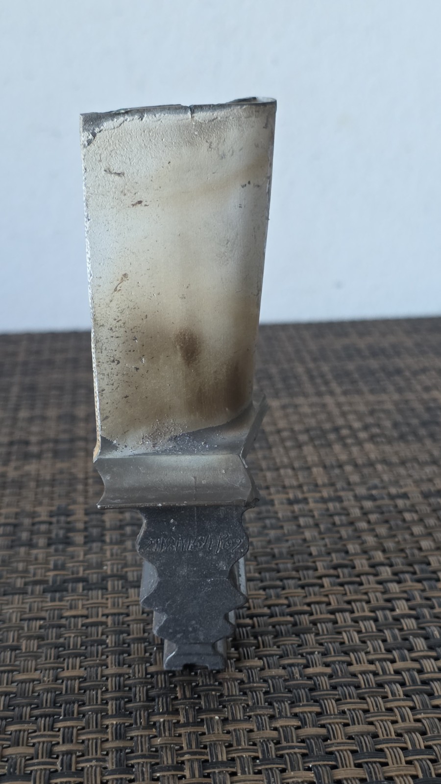 GE HPT STAGE 1 BLADE - PWA 1484 Super Alloy - P/N: GE 1538M90 - 2118M54P02