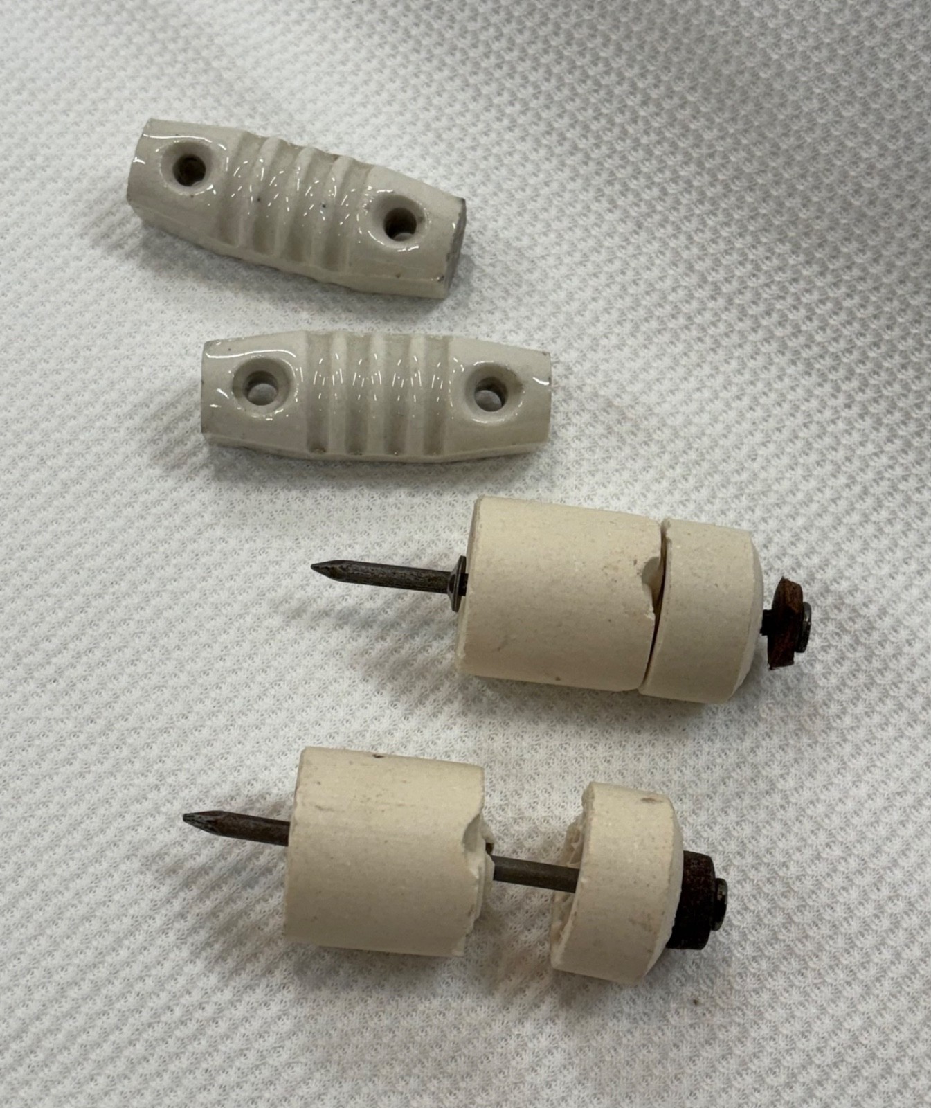 Antique Federal Jr. Crystal Radio, Earphones, Philmore Aerial Kit, Cats Whisker