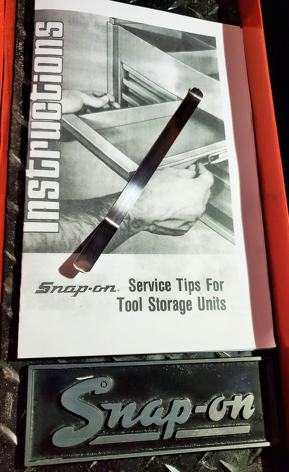 Snap-On Drawer Removal Tool (with instructions)