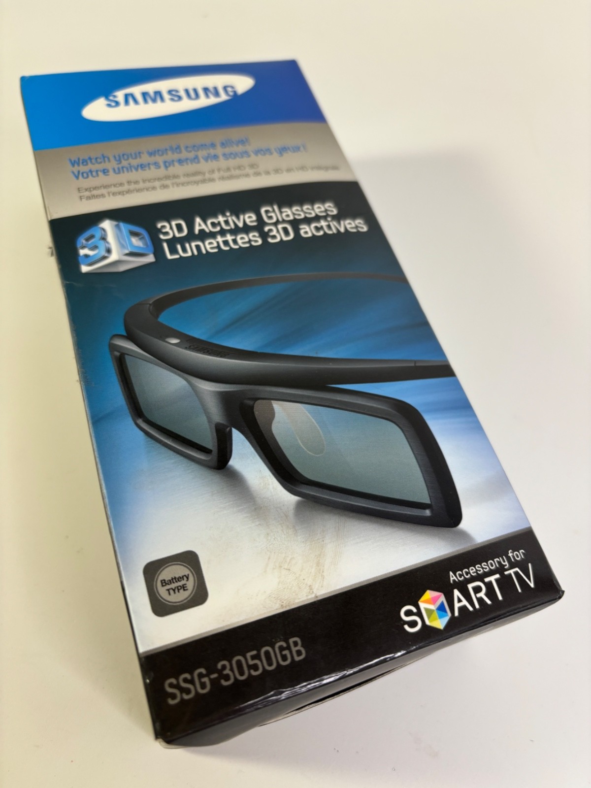 Samsung SSG-3050GB Stereoscopic 3D Active Glasses Black New Sealed