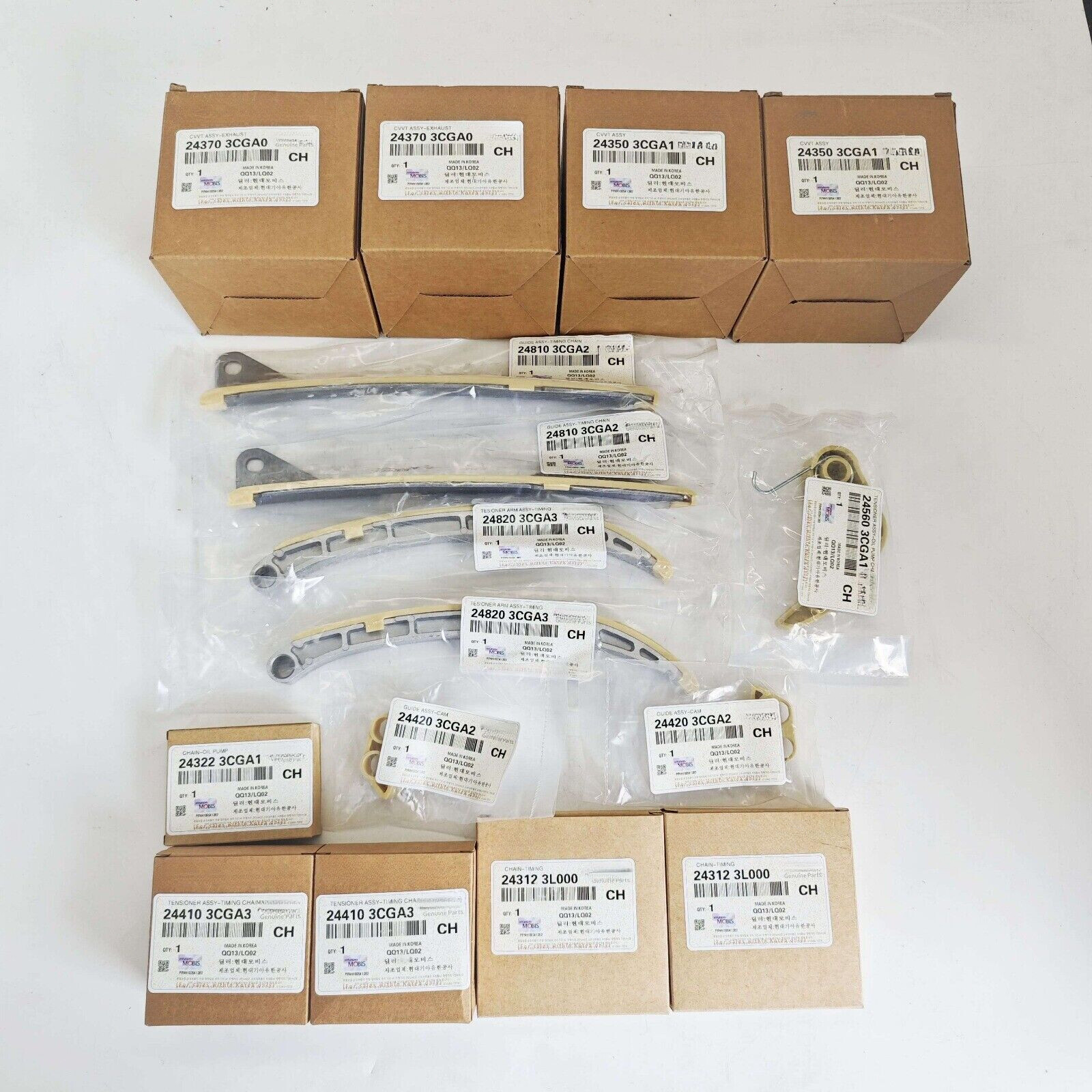 USA OEM Timing Chain Kit For Hyundai Genesis Azera Santa Fe Kia Sorento