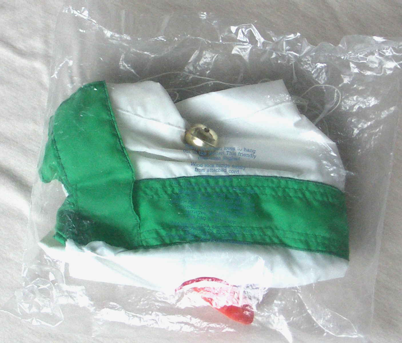 VINTAGE AVON MR. SNOW JANGLES WINDSOCK GIFT COLLECTION 1992 NEW