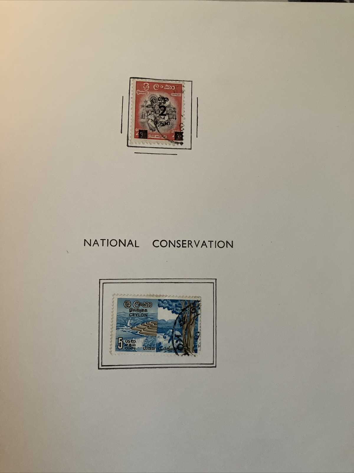 Illustrated Ceylon 1935-1963 Stamp Album Part II 46 Pages Mint Mounted Complete