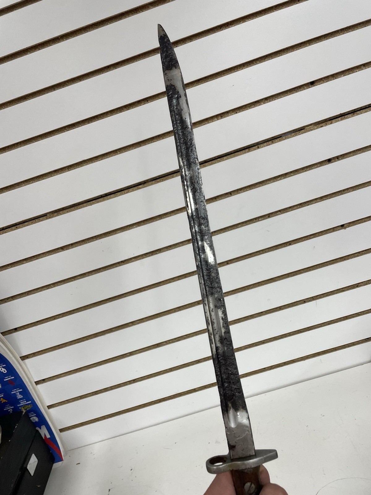 Original WWI British 1907 Enfield Bayonet Sanderson Marked NL