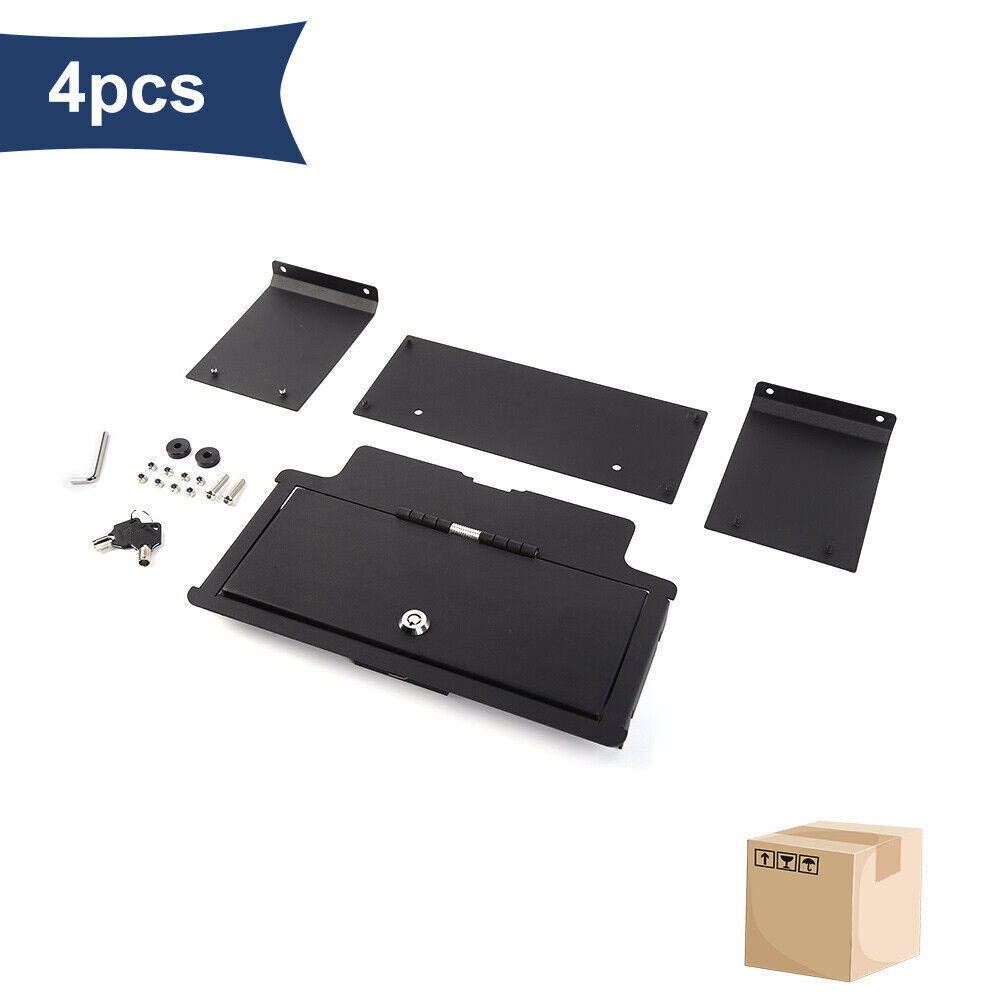 Center Console Vault Safe Box Key Lock Fit For Chevy Silverado GMC Sierra 2022+