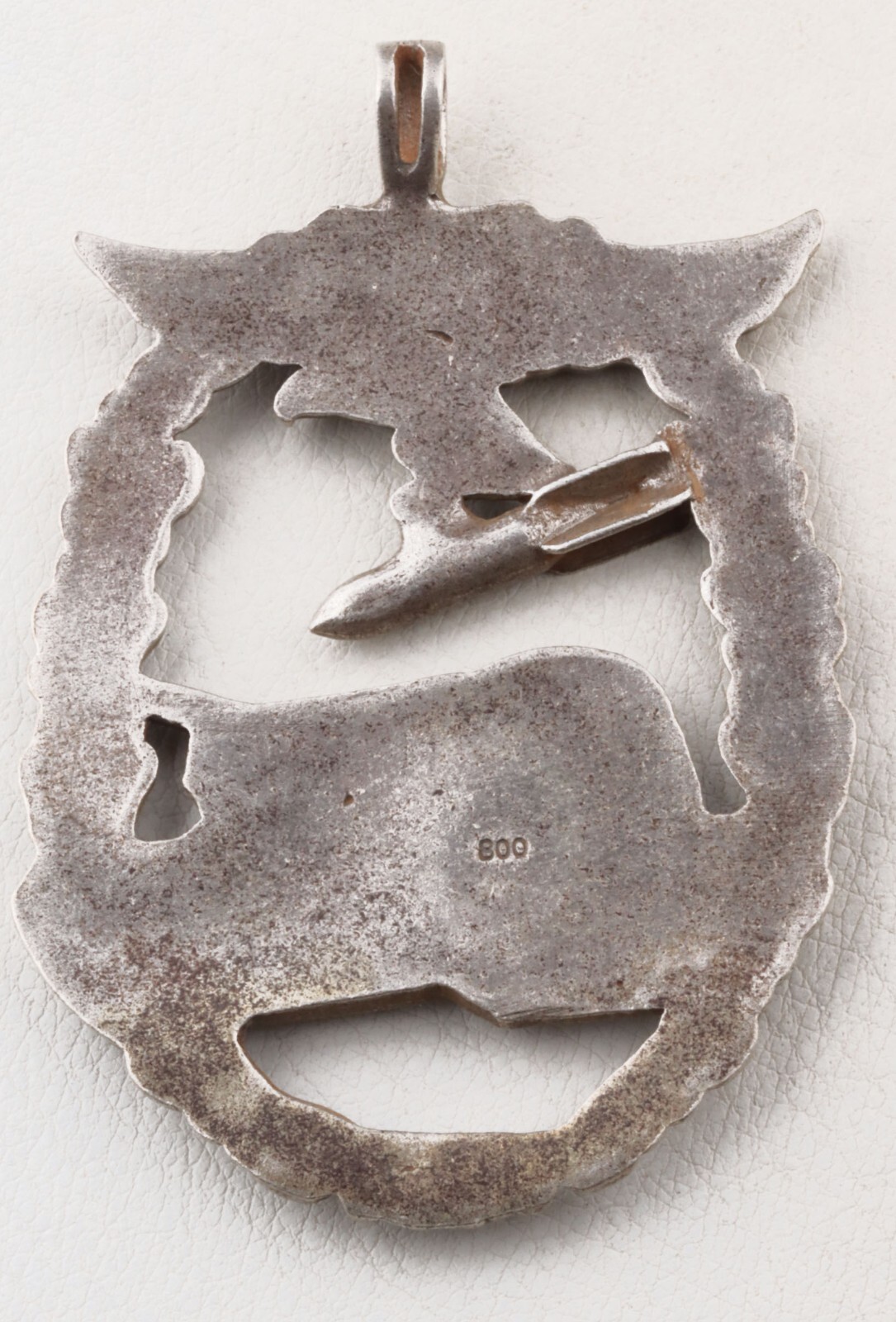 German pilot pendant 800 Silver WW2 Bomb Luftwaffe Tank WWII Wehrmacht Tank Eagl