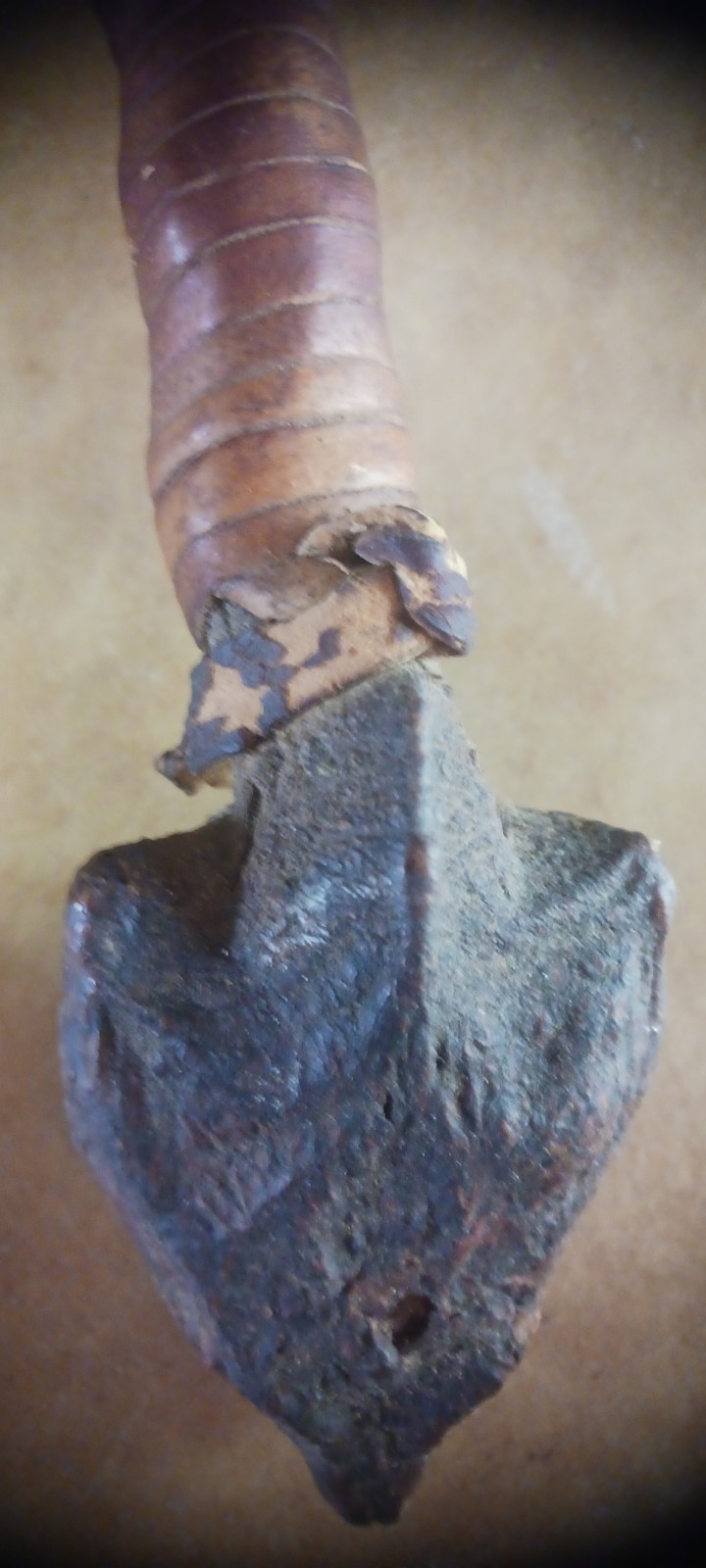 **AWESOME ANTIQUE NATIVE AMERICAN CEREMONY RATTLE OJIBWA SHAMAN NICE! *