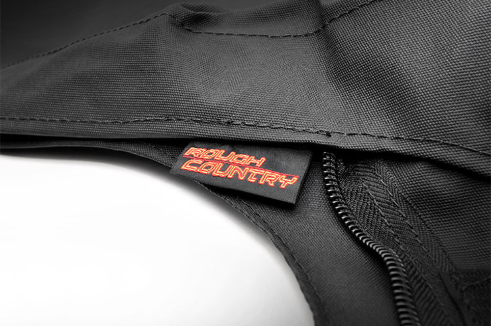 Rough Country for Wrangler YJ Replacement Soft Top|Black 87-95-Half Steel Doors